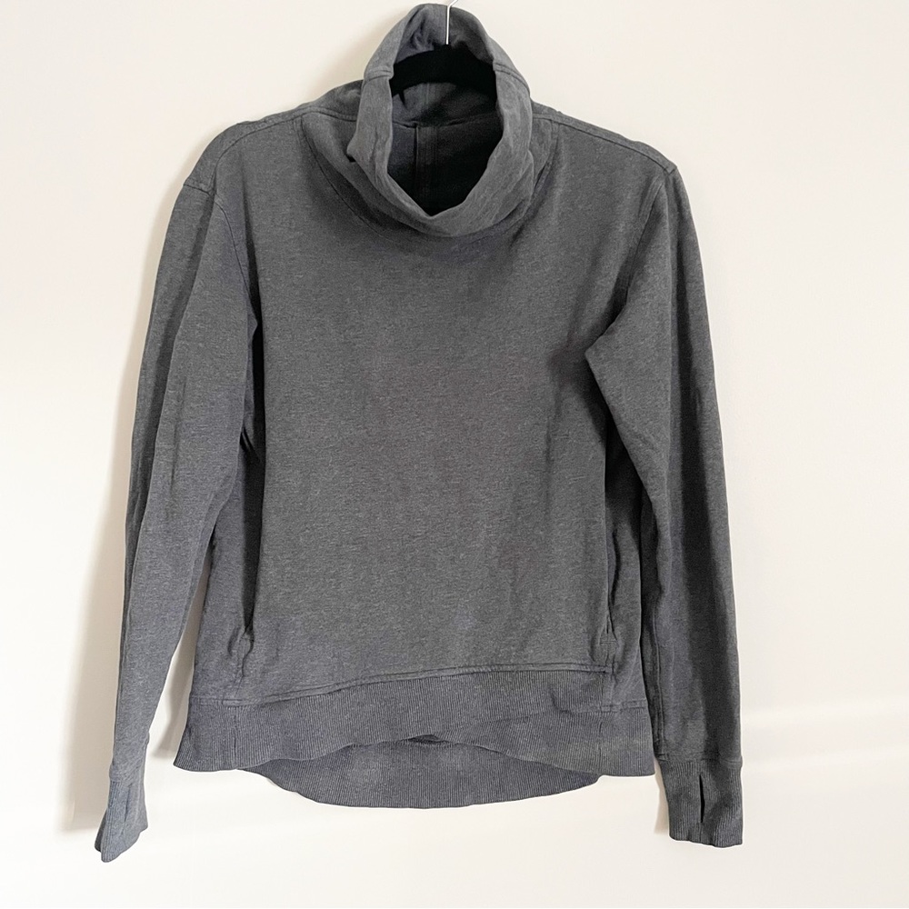 lululemon athletica Gray Cowl Neck Sweater